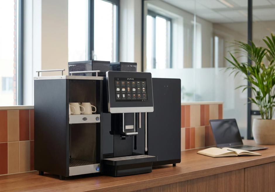 Koffiemachines voor kantoren die echt gebruikt worden.